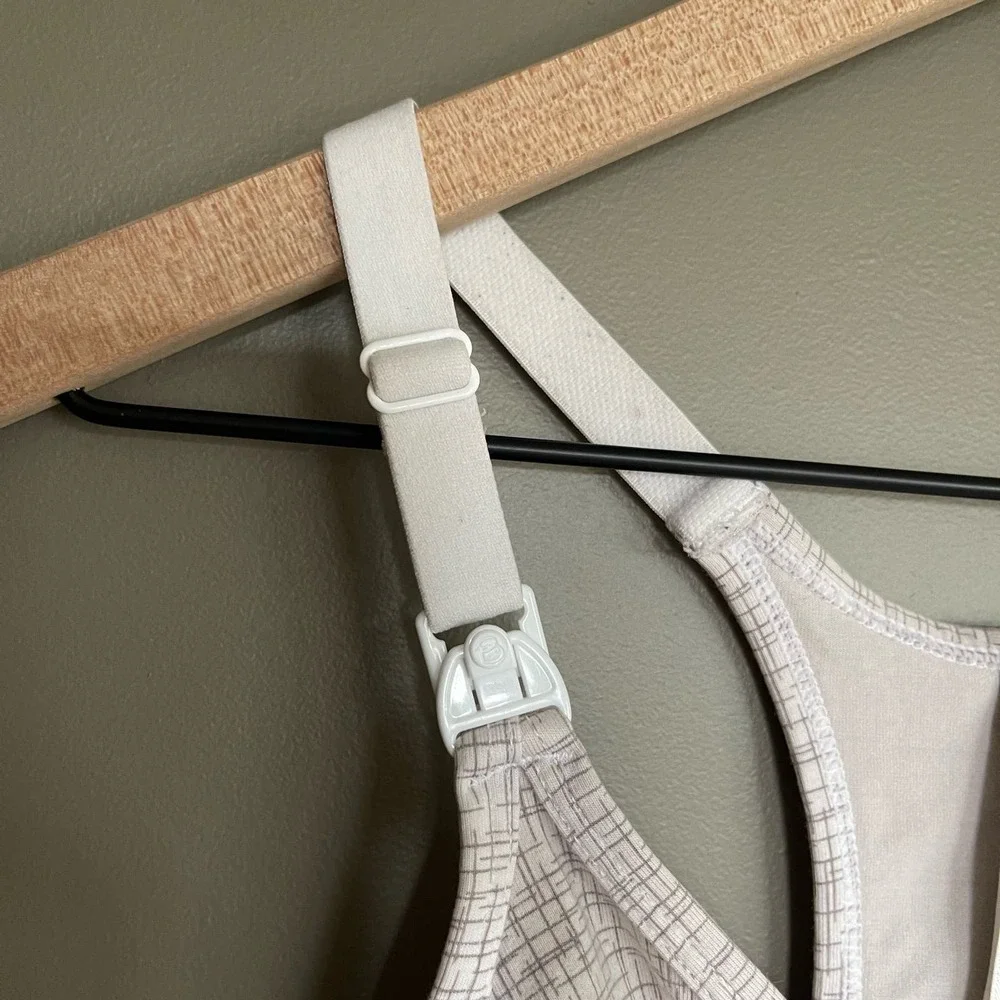 Bravado Designs Original Nursing Bra Crosshatch Grey Sz Medium Wireless Bralette